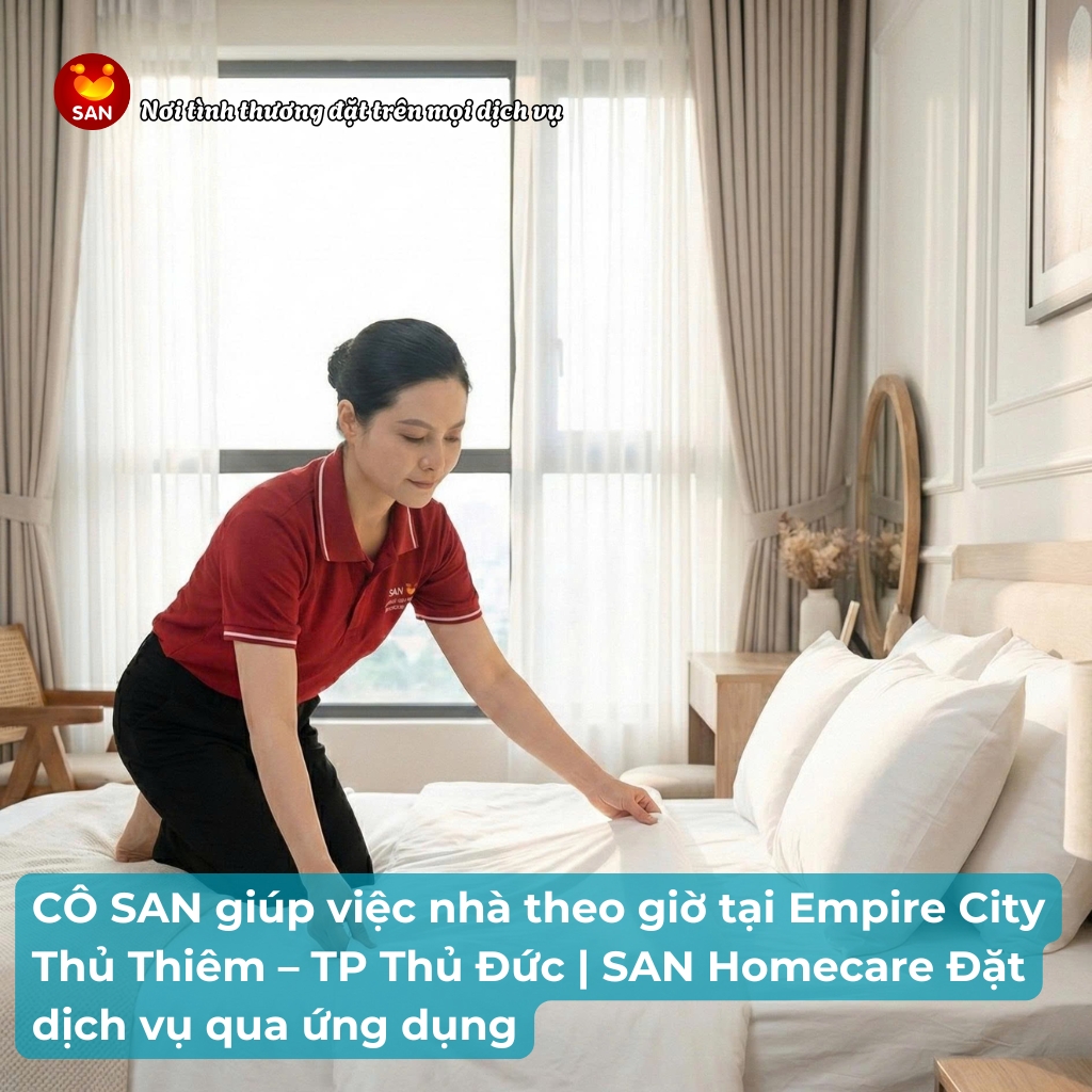 giúp việc nhà theo giờ tại Empire City Thủ Thiêm