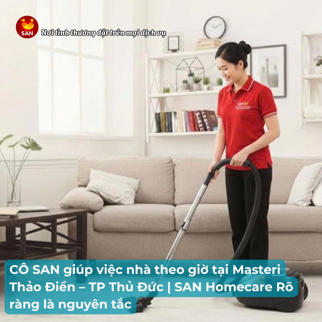 giúp việc nhà theo giờ Masteri Thảo Điền