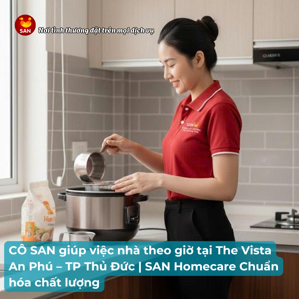 giúp việc nhà theo giờ tại The Vista An Phú