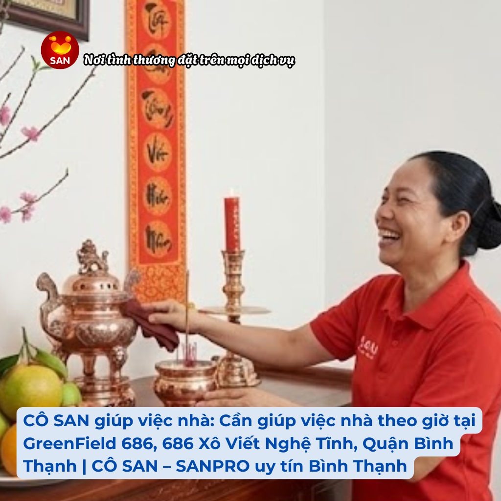 giúp việc nhà theo giờ tại Bình Thạnh