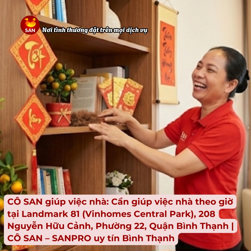 Giúp việc nhà theo giờ Khu dân cư Bình Quới