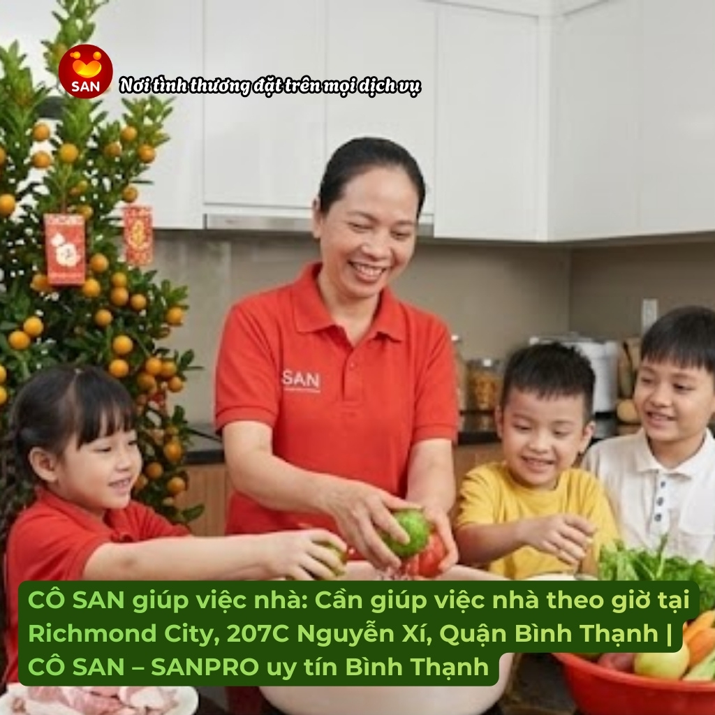 giúp việc nhà theo giờ tại Richmond City
