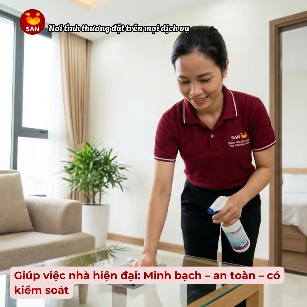 Giúp việc nhà hiện đại