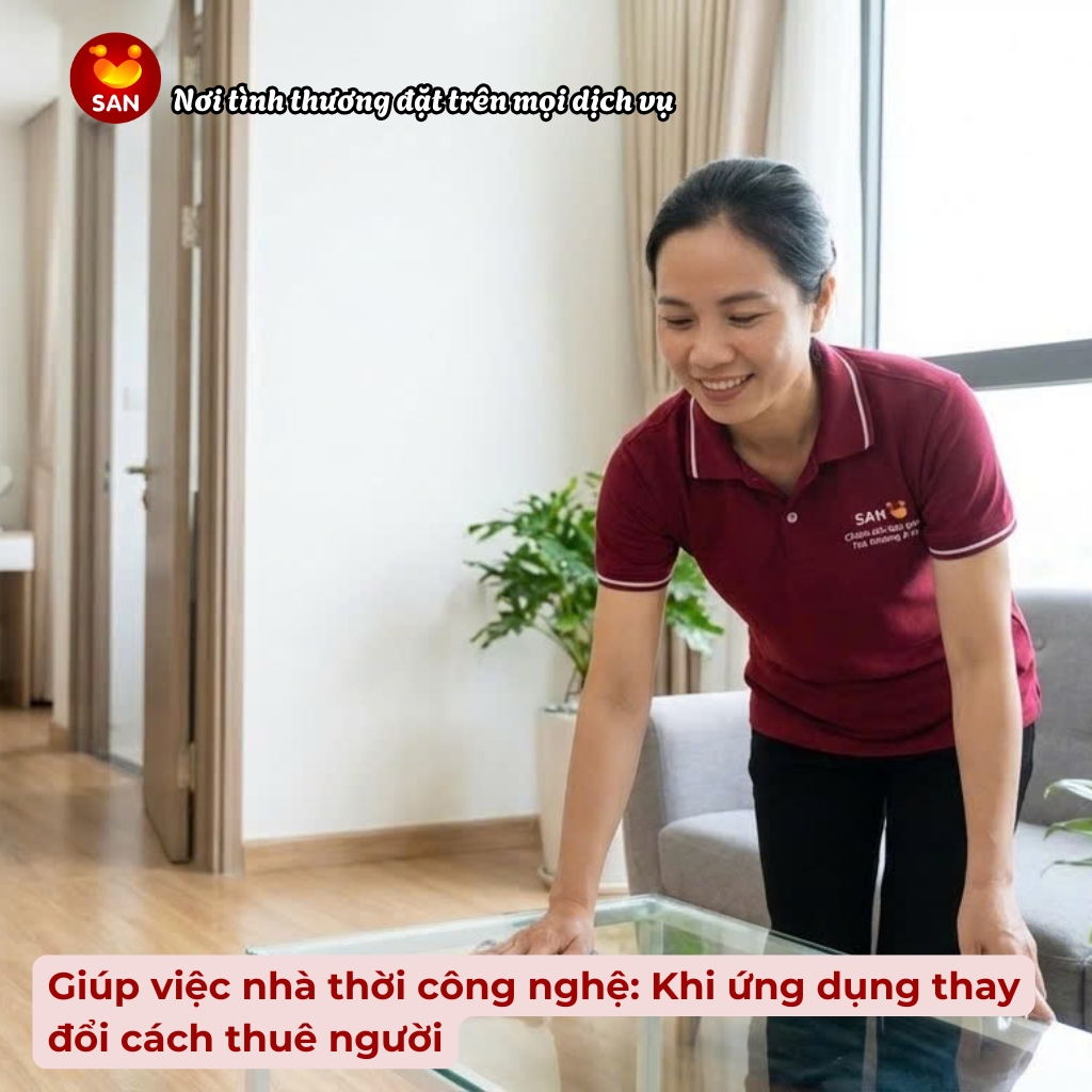 Giúp việc nhà thời công nghệ