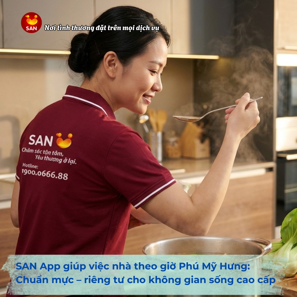 giúp việc nhà theo giờ Phú Mỹ Hưng