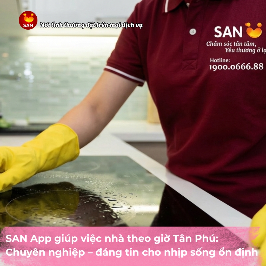 giúp việc nhà theo giờ Tân Phú