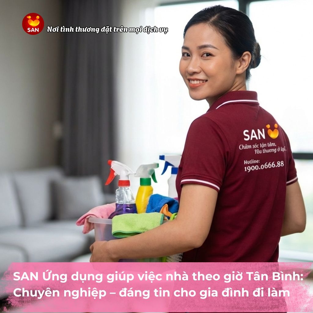 giúp việc nhà theo giờ Tân Bình