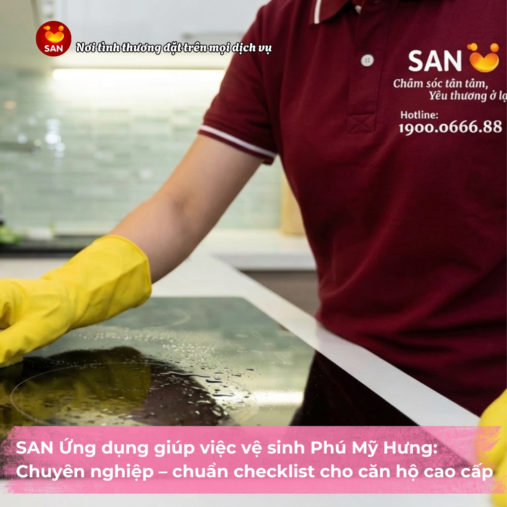 úng dụng giúp việc vệ sinh